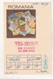 Bnk cp Romania Carte postala QSL 1980, Circulata, Printata