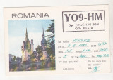 Bnk cp Romania CP QSL 1980 - Sinaia - Castelul Peles, Circulata, Printata