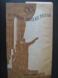 Program teatru stagiunea 1955 - Hotii /Teatrul Tineretului