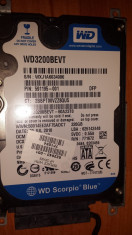 HDD Laptop - 320 GB WD Scorpio Blue foto