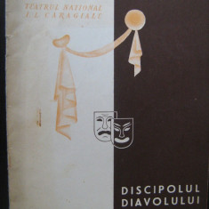 Program teatru stagiunea 1959 - Discipolul diavolului / Teatrul I L Caragiale