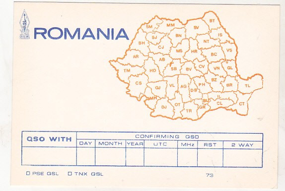 bnk cp Pentru radioamatori - Lot 100 CP QSO Romania necirculate