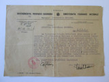 Cumpara ieftin DOCUMENT CU ANTET SI STAMPILA GUVERNAMANTUL PROVINCIEI BASARABIA 1944, Europa, Documente