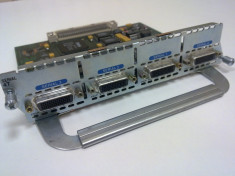 Modul serial Cisco NM-4T - 4 porturi DB-60, serial, frame relay, CCNA foto