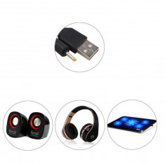 Cablu de incarcare USB mufa 2.5mm 5V 2A pentru tableta, casti, boxe portabile foto