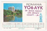 Bnk cp Romania CP QSL 1981 - YO Aeards Program - YO-DC, Circulata, Printata