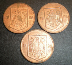 Lot 2 monede 1 leu 1996 foto
