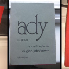 5241-I-Ady Endre- Poeme-Eugen Jebeleanu, editie 1977, stare buna.