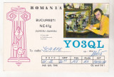 Bnk cp Romania CP QSL 1984, Circulata, Printata