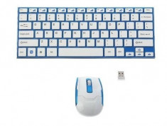 Kit Wireless Tastatura Ultra Slim si Mouse foto