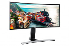 Monitor LED Samsung S34E790C, curbat, ultra-wide, 21:9, WFHD, 34 inch, 4 ms, negru foto