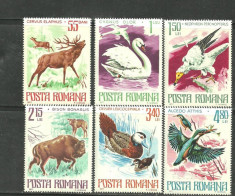 Romania 1977 - ANIMALE SI PASARI SALBATICE, serie nestampilata AA57 foto