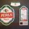 ETICHETA STICLA BERE PERLA - POLONIA - FOLOSITA .