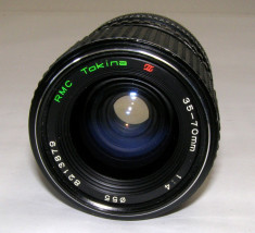 Obiectiv Tokina 35-70mm 1:4 montura Canon C/FD pentru curatat si reparat foto