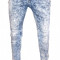 Blugi Conici / Skinny - culoare deosebita ACID WASH - (MARIME: 29)