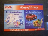 BILET LOTERIE - WYGRAJ 2 RAZY - REAL - POLONIA - FOLOSIT .