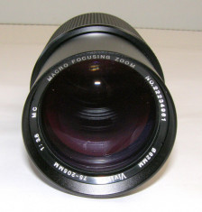Obiectiv Vivitar 75-205mm 1:3.8 Macro montura Canon C/FD pentru reparat foto
