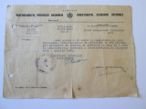 DOCUMENT CU ANTET SI STAMPILA GUVERNAMANTUL PROVINCIEI BASARABIA 1943, Europa, Documente