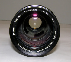 Obiectiv Vivitar 75-205mm 1:3.8 montura Canon C/FD pentru reparat foto