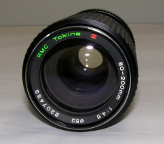 Obiectiv Tokina 80-200mm 1:4.5 montura Canon C/FD pentru curatat foto