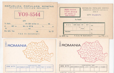 bnk cp Romania lot 21 CP QSL necirculate foto