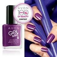 OJA Gel Finish AVON - Perfectly Plum MOV, noua -comanda minim 30 lei foto