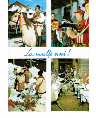 Carte Postala / vedere 1969 DEC, Traditi de Anul Nou, La multi ani! foto
