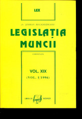 Legislatia muncii- vol.XIX (vol.1,1996) - Autor : - - 134318 foto