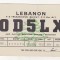 bnk cp Liban CP QSL 1965