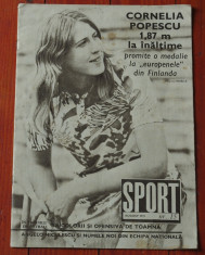 revista Sport nr 15 / august 1971 - 24 pagini !!! foto