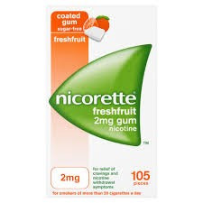 Nicorette Freshfruit 2 mg 105 gume foto