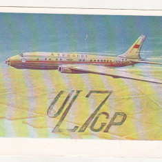 bnk cp URSS Rusia CP QSL 1969 - aviatie - Tu 104