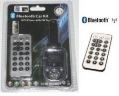 Bluetooth Car Kit MP3 Player Cu Transmitator FM, USB, Slot SD foto