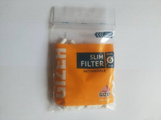 Filtre Gizeh cu carbon slim (6 mm) pentru tigari foto