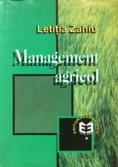 MANAGEMENT AGRICOL - Letitia Zahiu foto