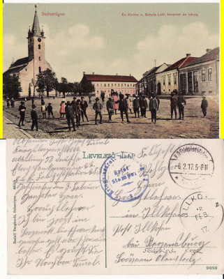 Reghin ( Mures ) - rara, cenzura militara. foto