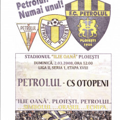 Program meci fotbal PETROLUL PLOIESTI - CS OTOPENI 02.03.2008