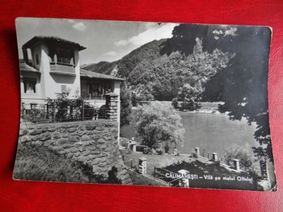 aug15 - Vedere/ Carte postala - Calimanesti - Pe malul Oltului foto