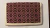 Portofel Interbelic Piele Alba Textil Nefolosit 14.5cm Vintage Colectie