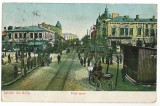 760 - BRAILA, street and Market - old postcard - used - 1907, Circulata, Printata