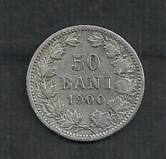ROMANIA 50 BANI 1900 ARGINT [1] foto