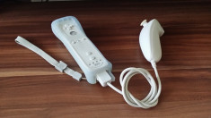 Telecomanda Wii, Wii U Originala (motion plus inside) + Nunchuck telecomenzi foto
