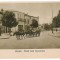 668 - GIURGIU, street and the carriage - old postcard - unused