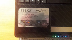 Laptop MSI CX623 foto