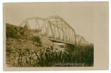 2059 - GALATI, podul peste Siret, Romania - old postcard, real PHOTO - unused, Necirculata, Fotografie