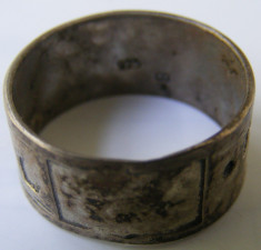 Inel vechi din argint (111) - de colectie foto