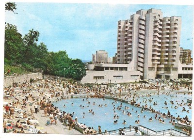 % carte postala (ilustrata)-ORADEA-BAILE FELIH-Strandul U.G.S.R. foto