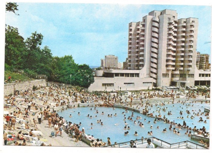 % carte postala (ilustrata)-ORADEA-BAILE FELIH-Strandul U.G.S.R.