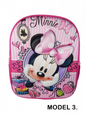 Ghiozdane 3D Disney FROZEN, PRINCESS, MINNIE MOUSE, PRINTESA SOFIA 33x26x10cm. foto