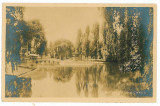 21 - BUCURESTI, lake and park Cismigiu - old postcard, real PHOTO - unused 1911